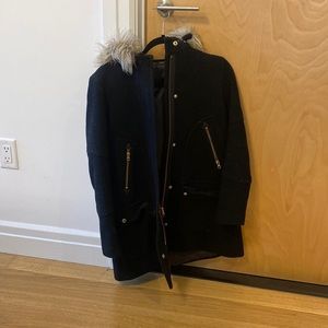 J. Crew Black Parka